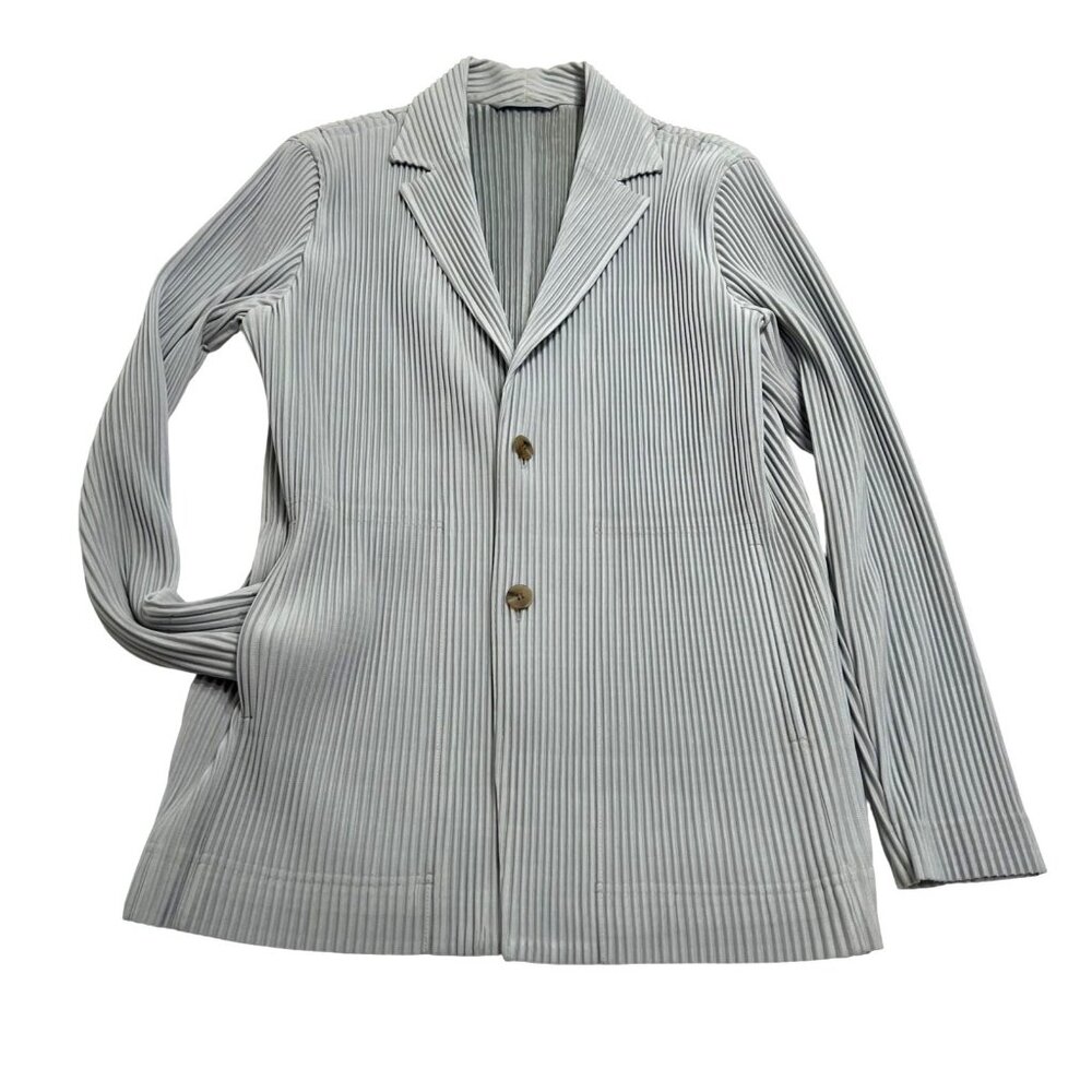 Issey Miyake Homme Plisse Blazer in Grey